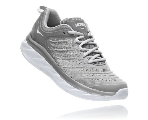 Hoka One One Akasa Men's Road Running Shoes Frost Gray /Silver Sconce | SHXL-86210