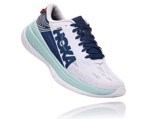 Hoka One One Carbon X Men's Road Running Shoes Nimbus Cloud / Moonlit Ocean | NMOT-93278