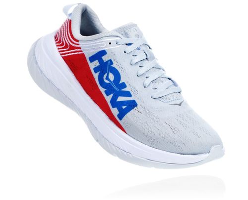 Hoka One One Carbon X Men's Road Running Shoes Plein Air / Palace Blue | XABE-01847