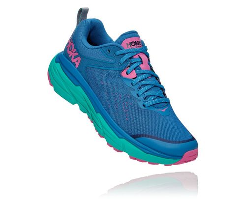 Hoka One One Challenger ATR 6 Women's Trail Running Shoes Vallarta Blue / Atlantis | BACW-81345