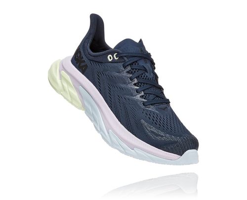 Hoka One One Clifton Edge Women's Road Running Shoes Outer Space / Orchid Hush | AOKN-12854