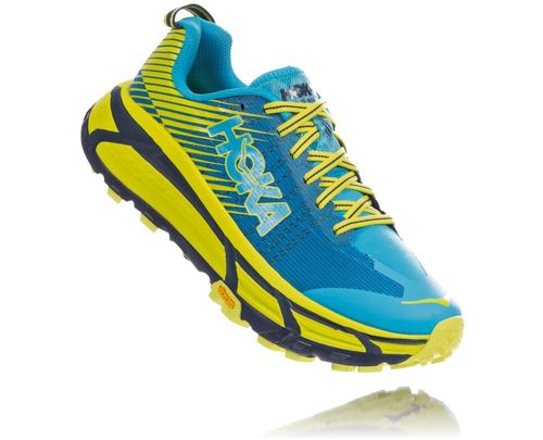 Hoka One One EVO Mafate 2 Women's Trail Running Shoes Cyan / Citrus | NPIA-46192