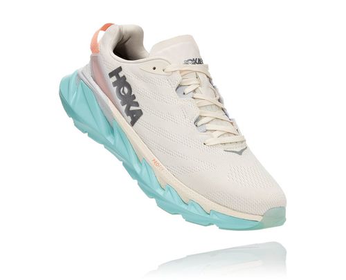 Hoka One One Elevon 2 Women's Road Running Shoes Eggnog / Eggshell Blue | ZOCT-98423