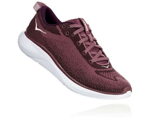 Hoka One One Hupana Flow Women's Road Running Shoes Rose Brown / Deep Mahogany | UWYH-49581