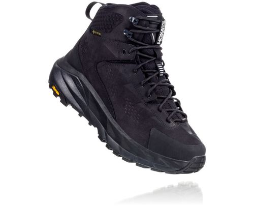 Hoka One One Kaha GORE-TEX Men's Hiking Boots Black / Phantom | FKZJ-71968