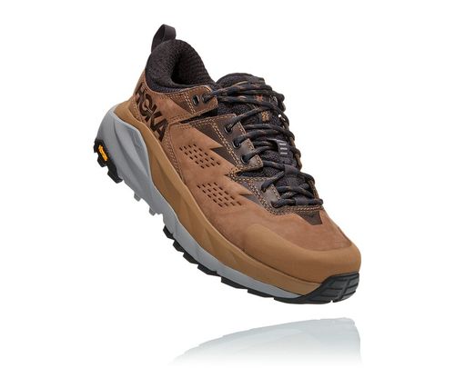 Hoka One One Kaha Low GORE-TEX Women's Hiking Boots Otter / Black | XIEY-42617