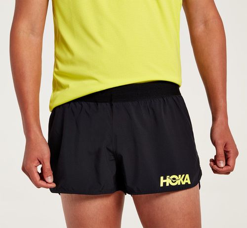 Hoka One One Performance Woven 2" Short Men's Shorts Black | MNUH-37481