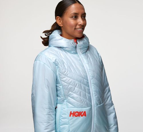 Hoka One One Puffy All Gender Jackets Wan Blue | UKCN-06982