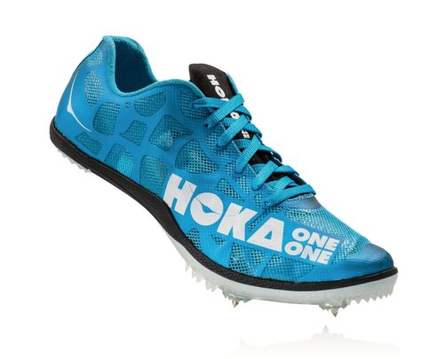 Hoka One One Rocket MD Men's Spikes Shoes Cyan / White | NEUM-04913