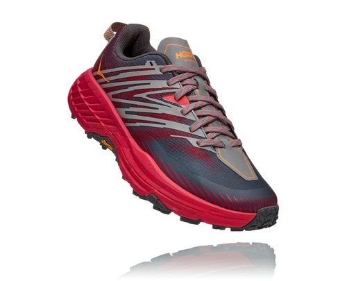 Hoka One One Speedgoat 4 Women's Trail Running Shoes Castlerock / Paradise Pink | VOFG-43158