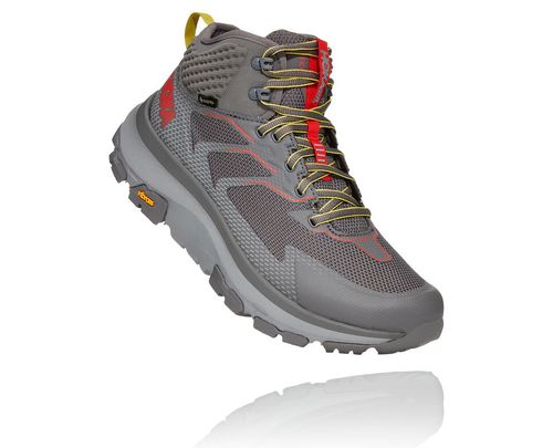 Hoka One One Toa GORE-TEX Men's Hiking Boots Charcoal Gray / Fiesta | XSWY-78136