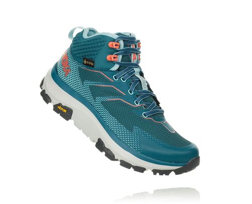 Hoka One One Toa GORE-TEX Women's Hiking Boots Dragonfly / Aqua Haze | MHRU-70869