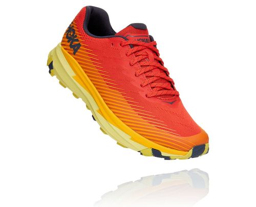 Hoka One One Torrent 2 Men's Trail Running Shoes Fiesta / Saffron | MRZJ-45183